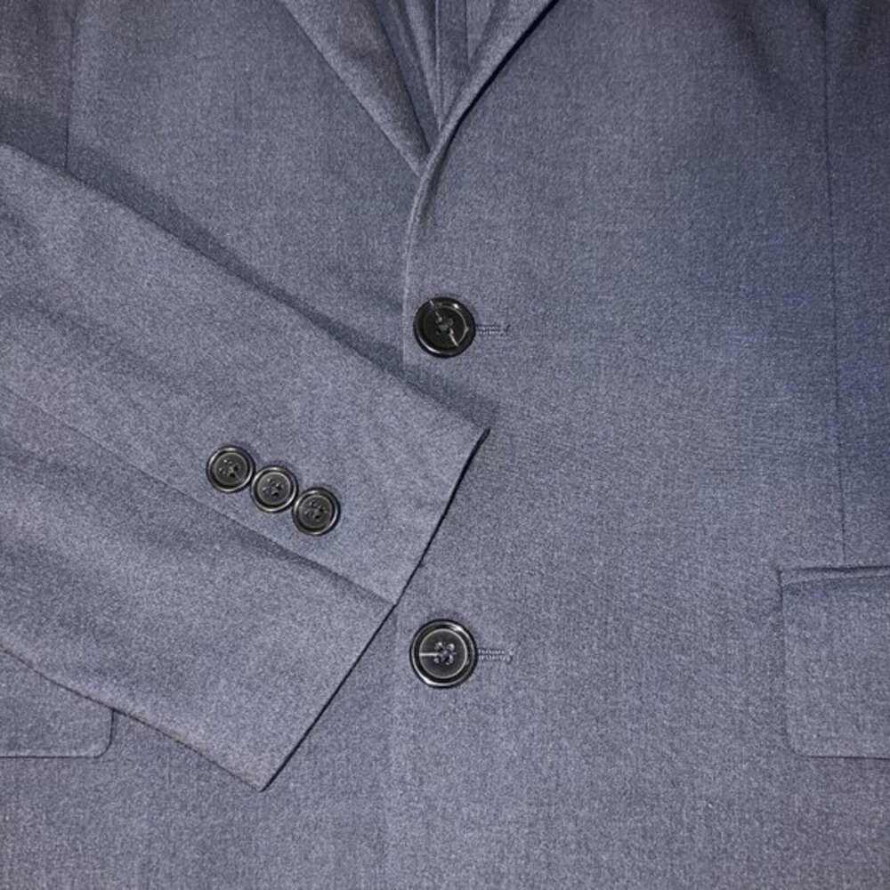 J CREW Thompson‎ Blazer Sport Coat 2 Button Casual Jacket Size 38R Navy Suit - Picture 7 of 8